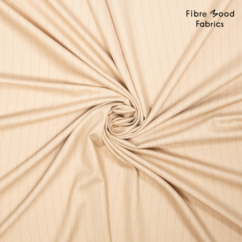 Preview: Bambus Twill - Stripes - beige - Fibremood Special No. 5