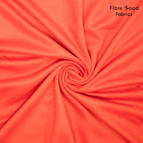 Preview: Wollmix Mantelstoff - brushed - rot - Fibremood Special No. 5