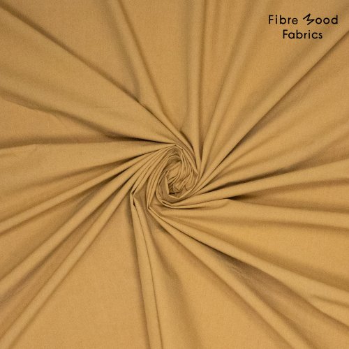 Preview: Baumwoll Popeline - stone washed - otter brown - Fibremood No. 38