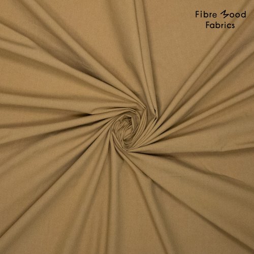 Preview: Baumwoll Popeline - stone washed - brown - Fibremood No. 38