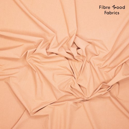 Baumwoll Popeline - stone washed - peach - Fibremood No. 38