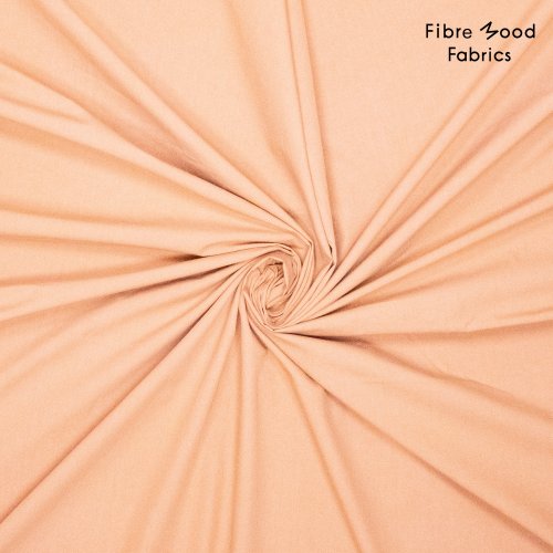 Preview: Baumwoll Popeline - stone washed - peach - Fibremood No. 38
