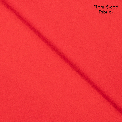 Preview: Baumwolle - Popeline - stone washed - rot - Fibremood No. 40
