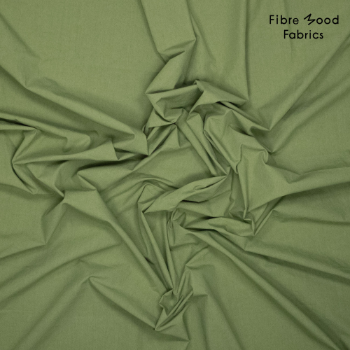 RESTSTÜCK 1,20m !!! - Baumwoll Popeline - stone washed - bright green - Fibremood No. 38