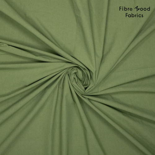 Preview: RESTSTÜCK 1,20m !!! - Baumwoll Popeline - stone washed - bright green - Fibremood No. 38