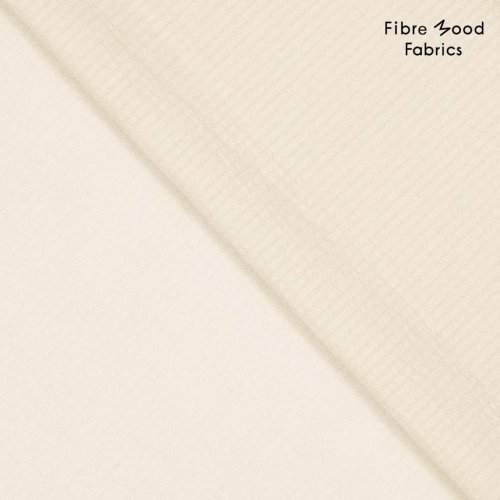 Preview: RESTSTÜCK 1,40m !!! - Baumwolle Seersucker - uni - off white - Fibremood No. 33