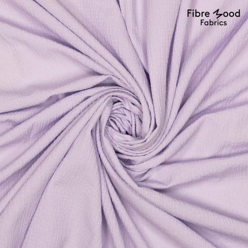Baumwollgemisch - Crincle - lila - Fibremood No. 28