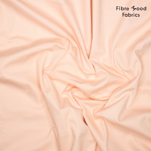 Baumwollstretch Twill - uni - peach - Fibremood No. 37