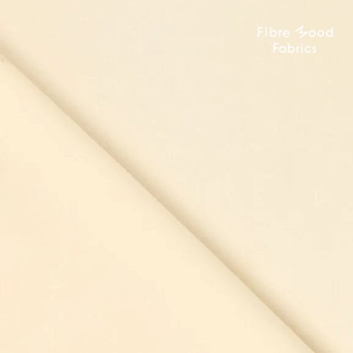 Baumwollsatin - brushed light yellow - Fibremood No. 33