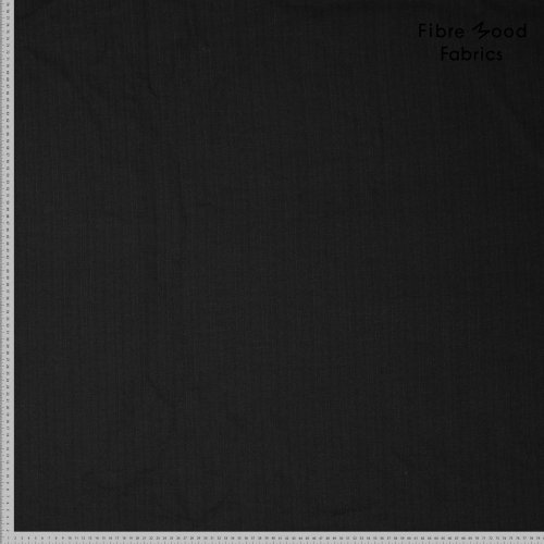 Viskose Crepe - uni - black - Fibremood No. 34