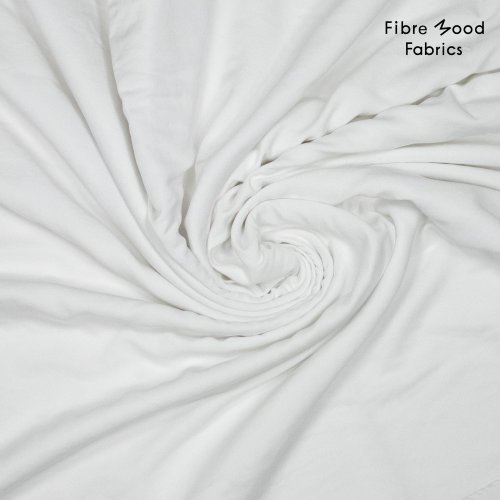 Preview: Viskose Twill - uni - white - Fibremood No. 38