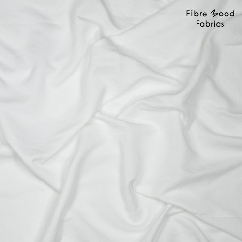 Viskose Twill - uni - white - Fibremood No. 38