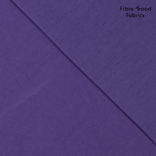 Preview: Viskose Twill - uni - violet - Fibremood No. 37