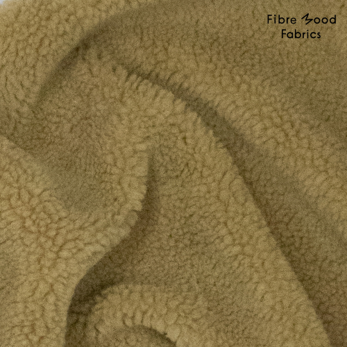 Teddyplüsch - uni - oliv - Fibremood Special No. 5