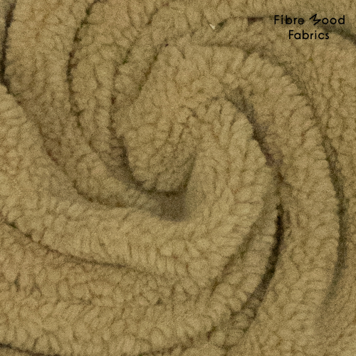 Preview: Teddyplüsch - uni - oliv - Fibremood Special No. 5