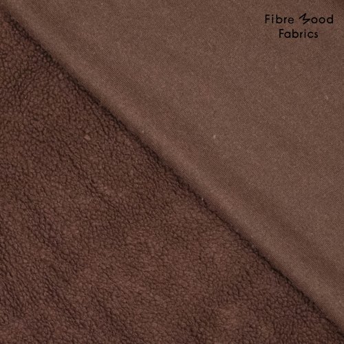 Teddyplüsch - uni - bordeaux - Fibremood Spezial No. 4