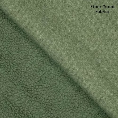 Teddyplüsch - uni - green - Fibremood Spezial No. 4