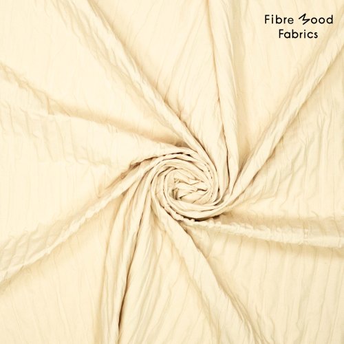 Jackenstoff - 3D Stripes - uni - beige - Fibremood No. 31