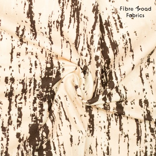 Preview: Light Denim Twill - Splash - brown/nude/ecru - Fibremood No. 37