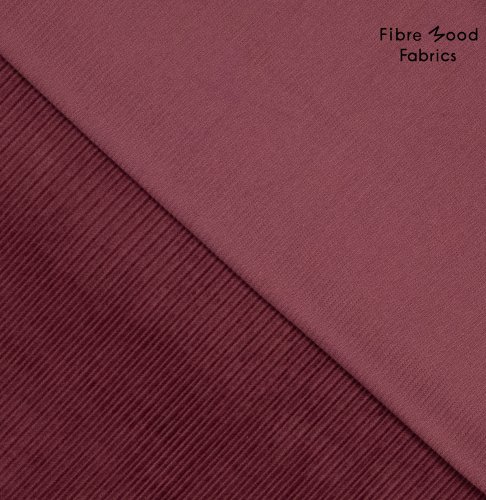 Preview: Breitcord - 8W - washed - bordeaux - Fibremood No. 36