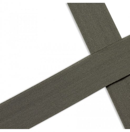 Falzgummi - elastisch - 20mm - khaki matt