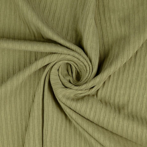 RESTSTÜCK 0,40m !!! - Feinstrickjersey - Chloé - khaki
