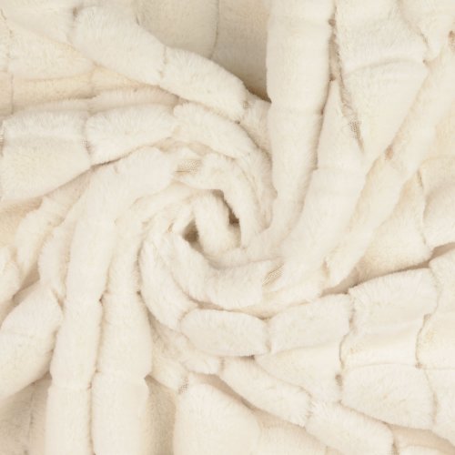 RESTSTÜCK 1,30cm !!! - Fellimitat - Fee - wollweiß