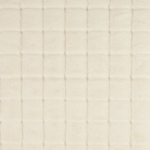 Preview: RESTSTÜCK 1,30cm !!! - Fellimitat - Fee - wollweiß