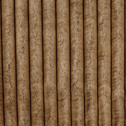 RESTSTÜCK 0,40m !!! - Fellimitat - Fake Fur - Streifen - caramel