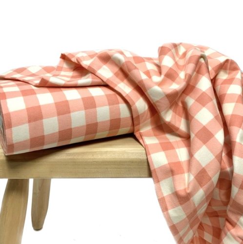Baumwoll Flanell - Plaid of my Dreams - blush - Art Gallery Fabrics