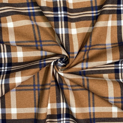 Flanell - Plaid - rust