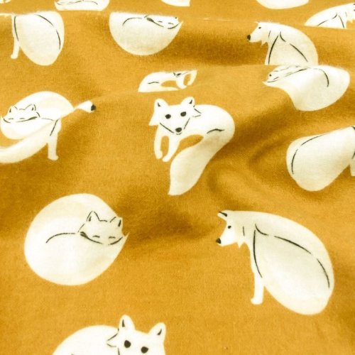Bio Flanell - Winter Fox - gold - Northerly - Cloud9 Fabrics