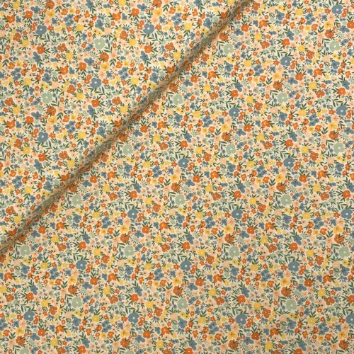 Baumwolle - Grow & Harvest - Flowery Meadow Pale - Art Gallery Fabrics
