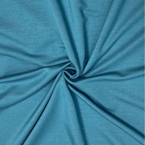 French Terry - Bambus - uni - old blue