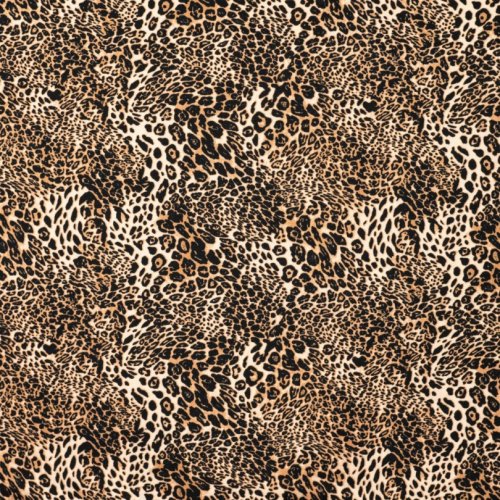 French Terry - brushed - Fionn Leopard - caramel