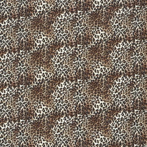 Preview: French Terry - Lex Leo - beige/schwarz