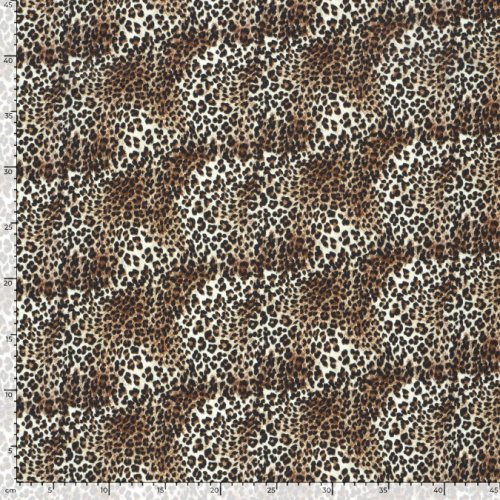 French Terry - Lex Leo - beige/schwarz