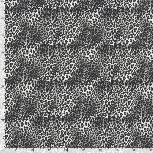 French Terry - Lex Leo - grau/schwarz