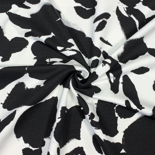 Preview: RESTSTÜCK 0,50m !!! - French Terry - Stains - black