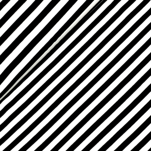 Preview: RESTSTÜCK 1,70m !!! - French Terry - Streifen - black/white