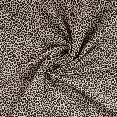 French Terry - Taro Leopard - sand