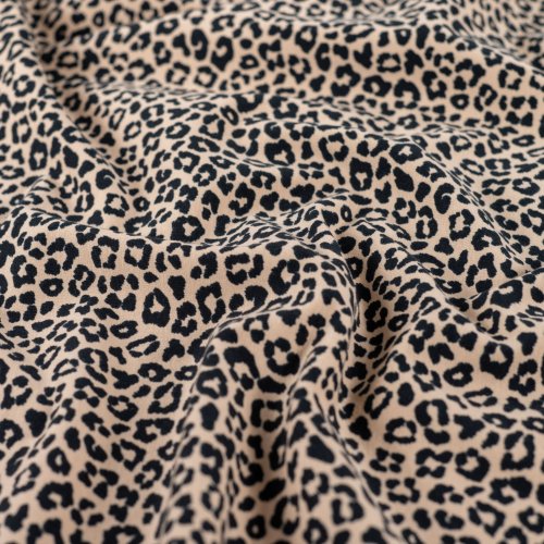 French Terry - Taro Leopard - sand