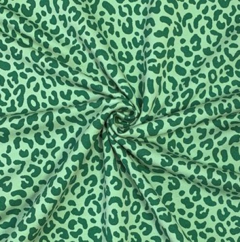 Preview: RESTSTÜCK 1,10m !!! - French Terry - brushed - Leo Anton - verde
