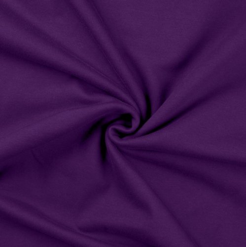 French Terry brushed - uni - purple - Matching Colours
