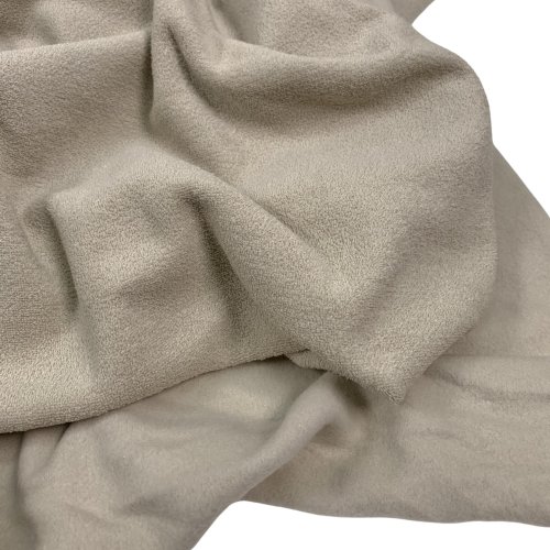 Frottee Fleece - uni - sand