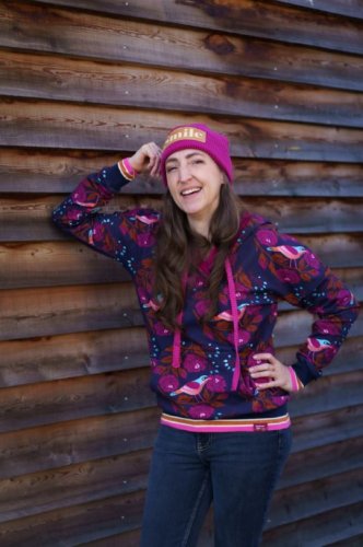 Preview: Bio Sweat - Rose - Col. 04 - Glossy - Hamburger Liebe - Albstoffe