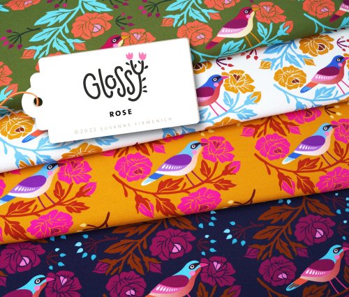 Bio Sweat - Rose - Col. 04 - Glossy - Hamburger Liebe - Albstoffe