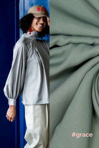 Lyocell - plain green - Fibremood