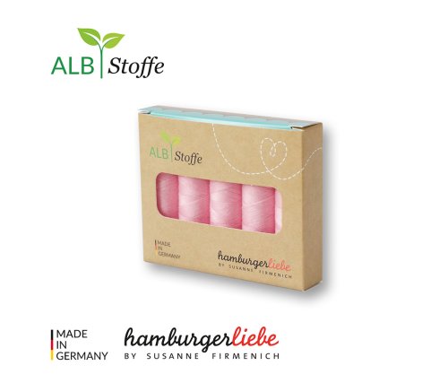 Nähgarn - Stitch me - 5er Pack - rosa scuro A03 - Hamburger Liebe - Albstoffe