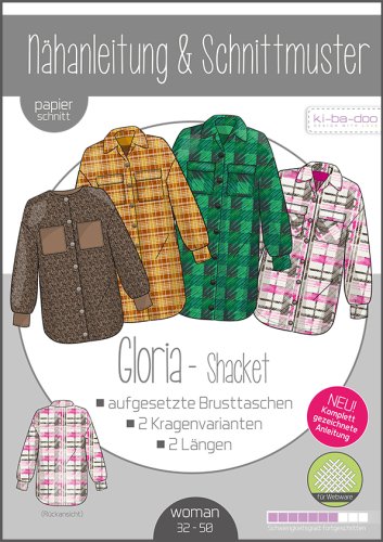 Papierschnittmuster - Gloria Shacket - Damen - Kibadoo